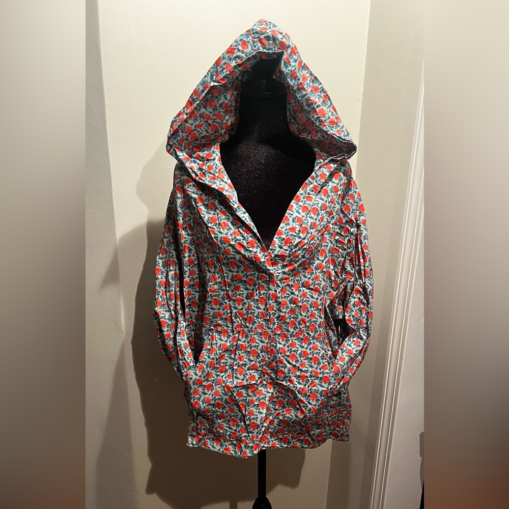 Marc By Marc Jacobs Floral Hoodie - Red and Green